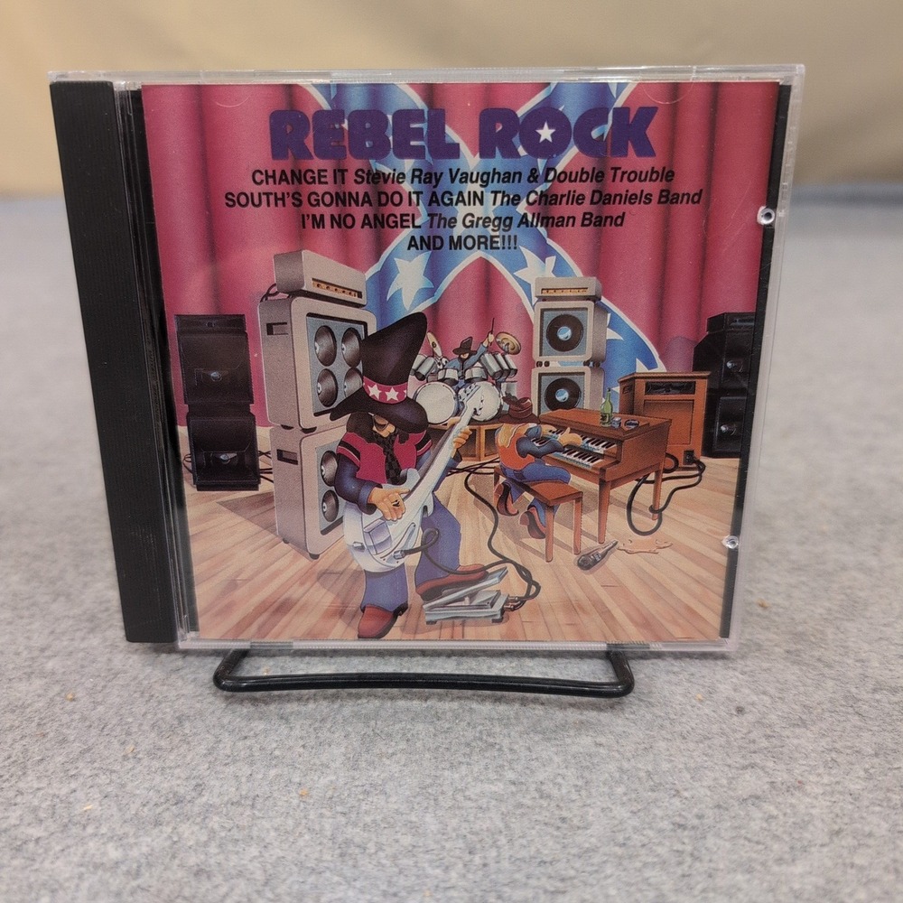 Rebel Rock Sony Music Special Products CD Stevie Ray Vaughan Charlie Daniels - Picture 1 of 2